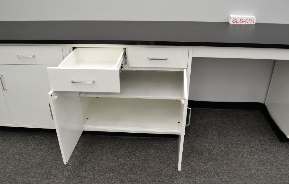 17' Laboratory Cabinet Group w/ Desk Area / Case Work / Tops / E2-300