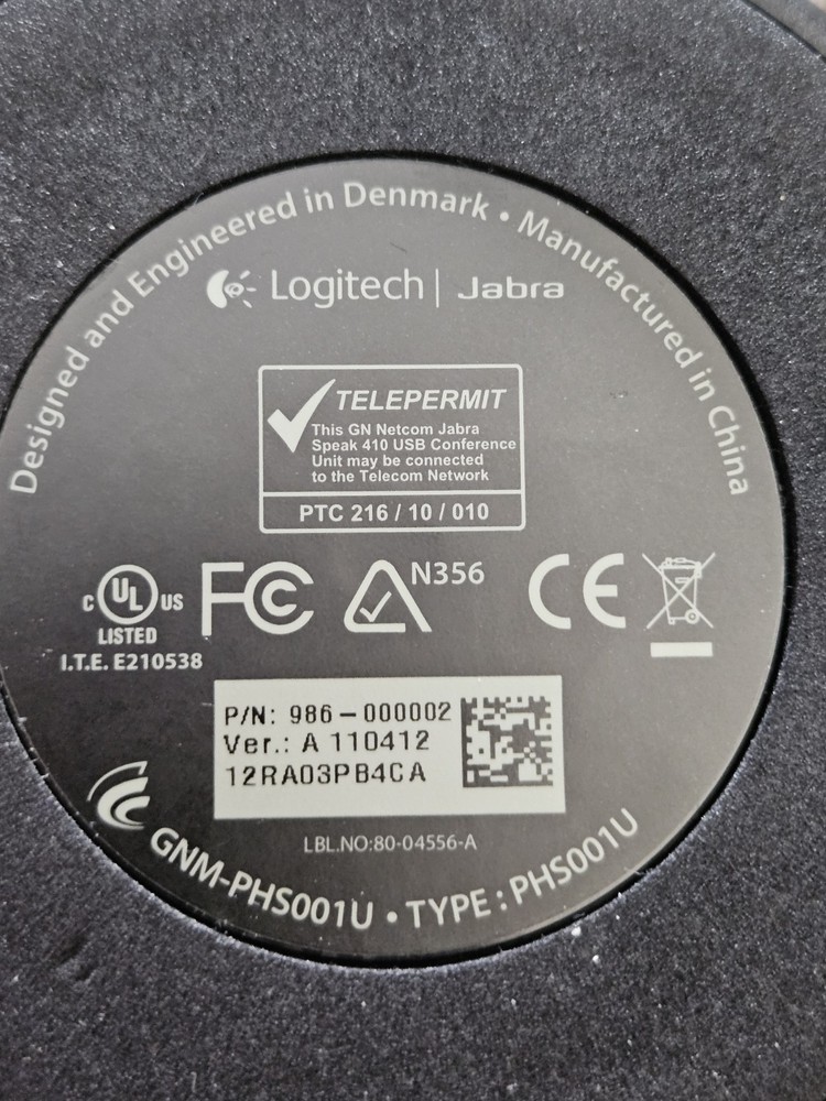 USB Logitech Jabra PH500IU USED LIGHTLY - Works Great