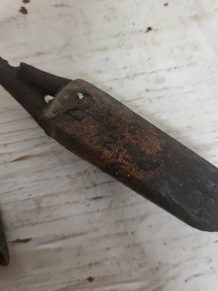 Vintage Soldering Irons Copper Head Wood Handle Blacksmith Tools
