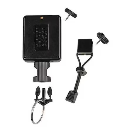 GEAR KEEPER RT3-4323 Flashlight Retractor, 32 in. L, SS