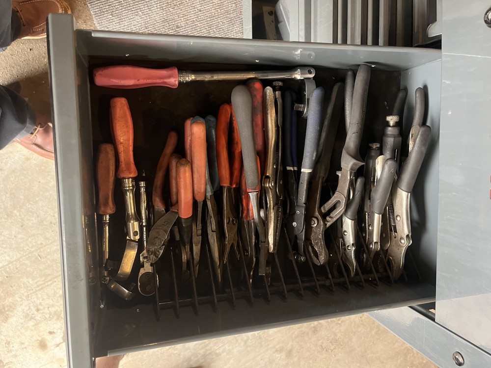 Snap On Tool Box And Us General Roll Cart