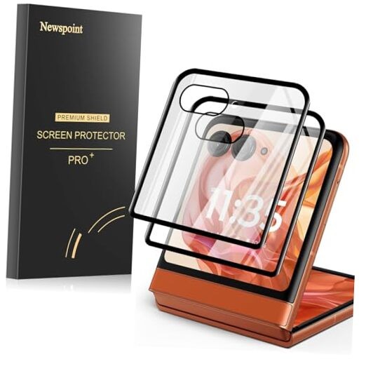 2 Pack for Motorola Razr 2024 Front Screen Protector [Touch Sensitive], 9H