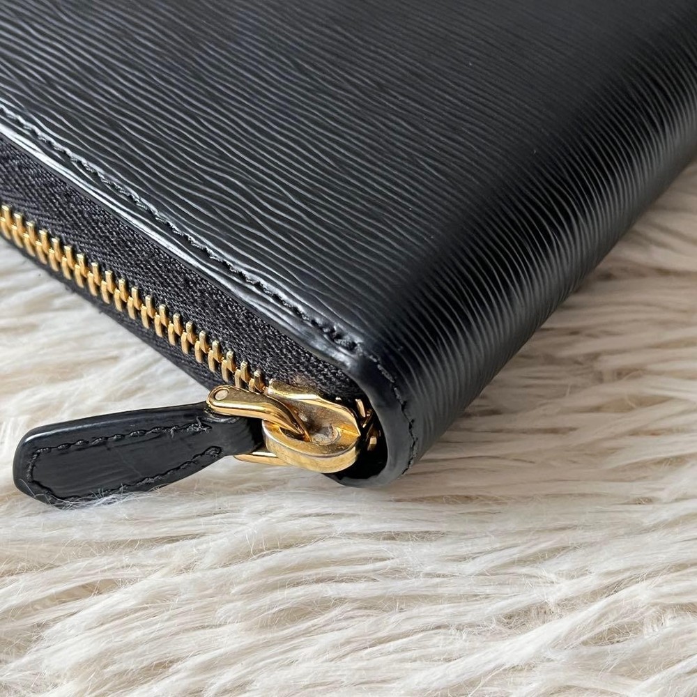 PRADA Vittero Move Long Wallet Black