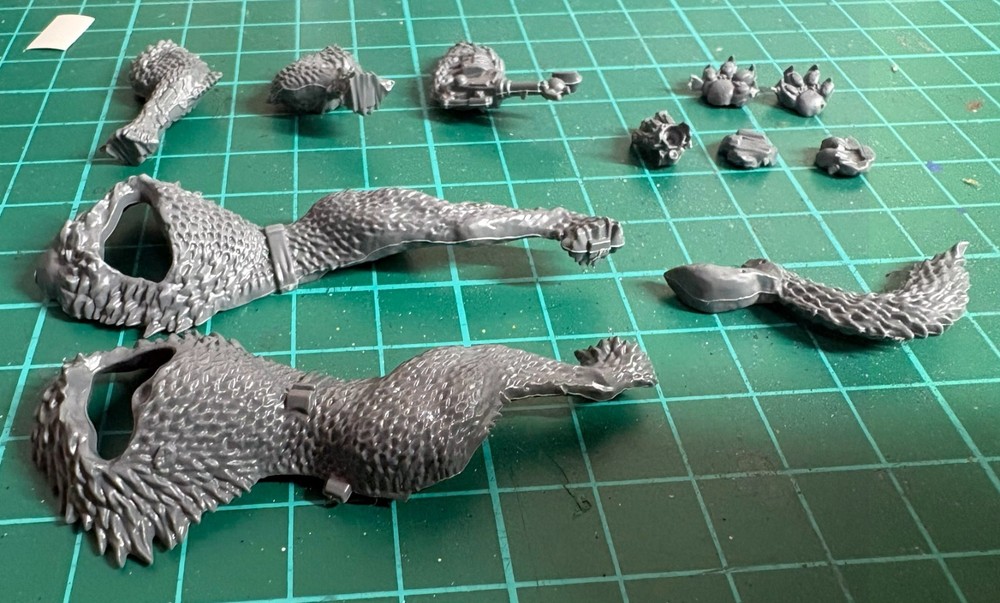 Space Wolves Thunderwolf Cavalry Wolf B Torso Body Bits | Warhammer 40K Kitbash