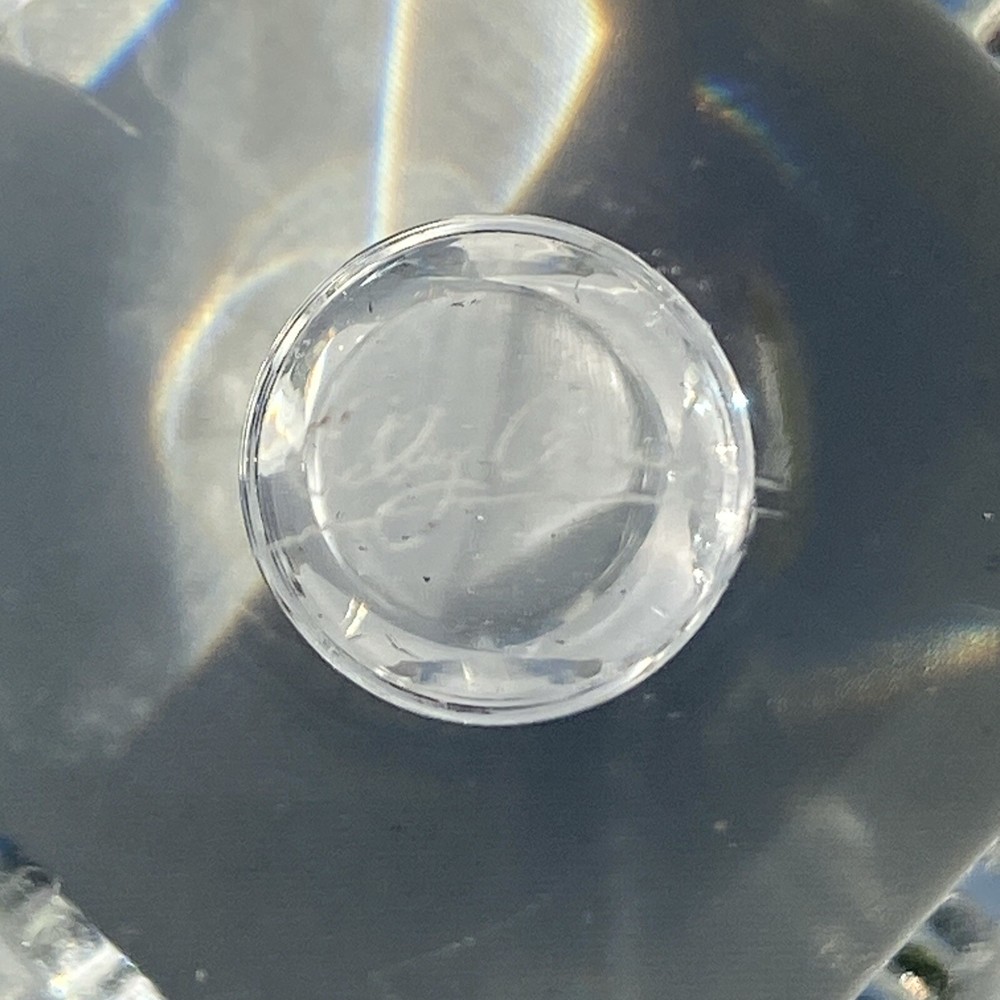 Olig Cassini Crystal Perfume Bottle**