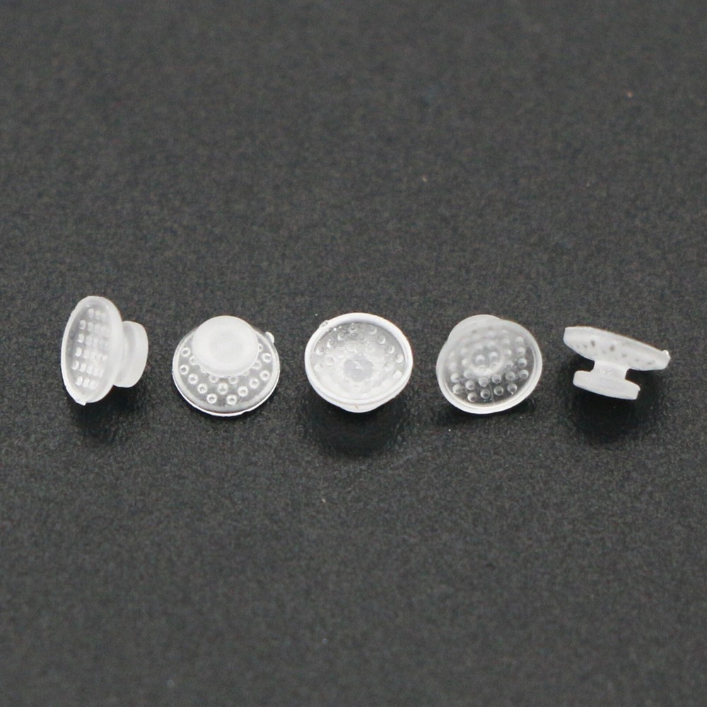 US 100Pcs Dental Orthodontic Ceramic Lingual Button Clear Bondable Mesh Base