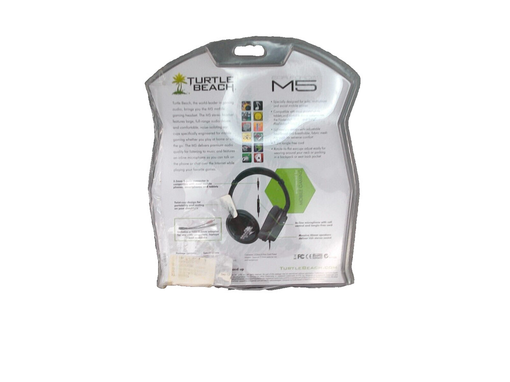 Turtle beach Ear Force M5 High Performance Audio Gaming Headset
