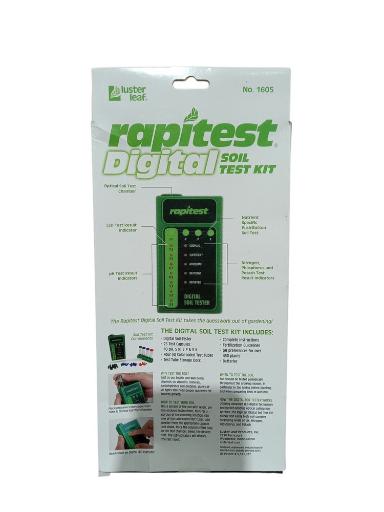 Rapitest, Digital soil test kit,1605