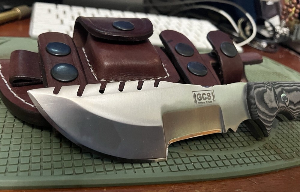 GCS Tracker Knife Leather Sheath