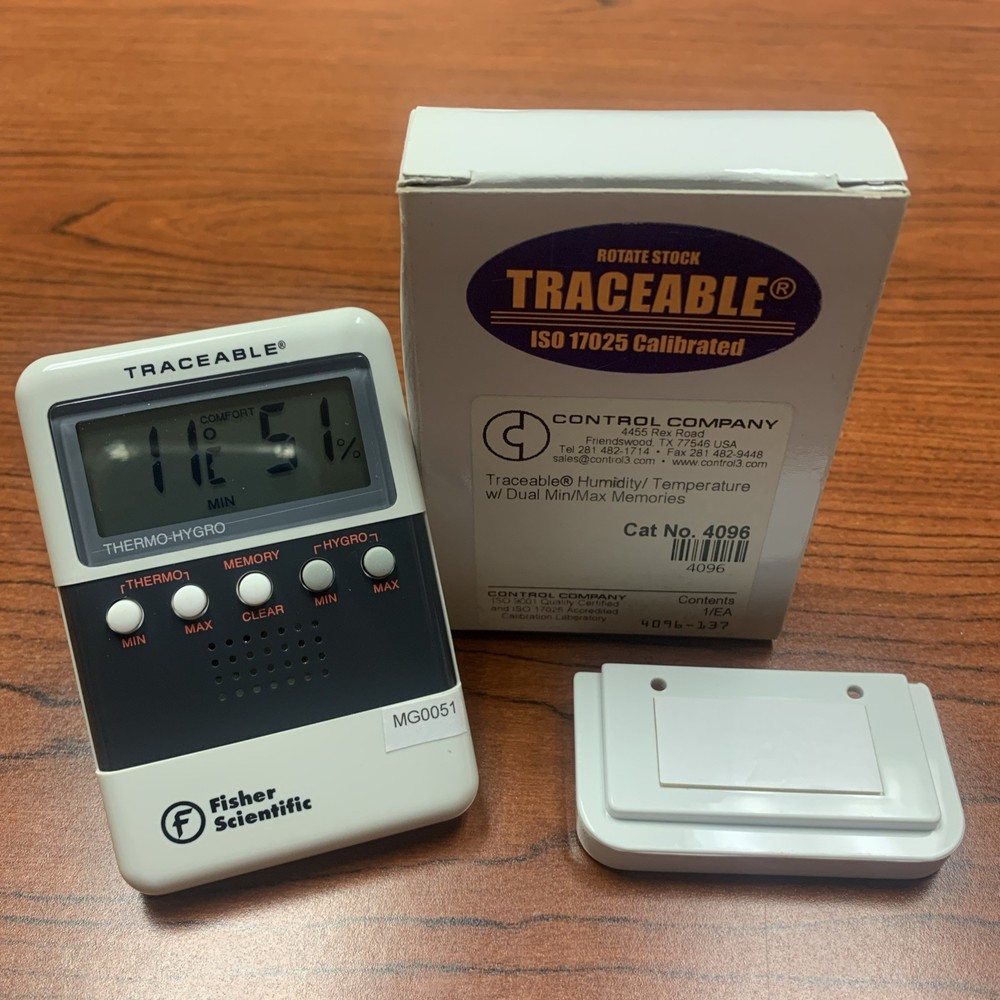 Traceable Humidity/Temperture Monitor