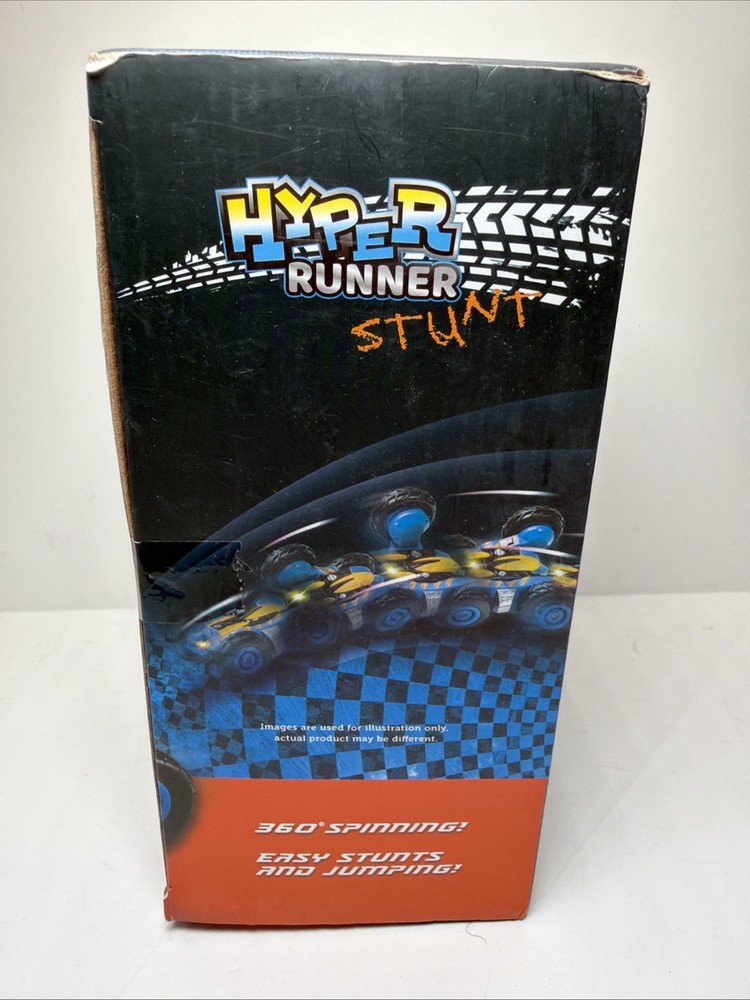 Hyper Runner Stunt Remote Control Race Car Performs High-Speed Stunts RED NEW