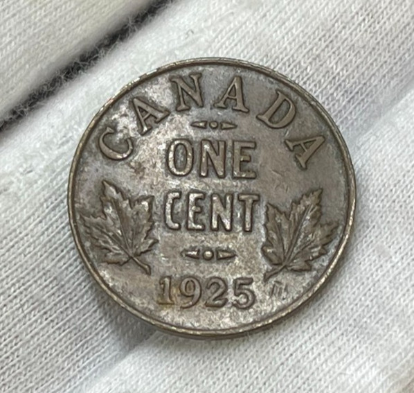 1925 Canada Small Cent Key Date Coin Great Condition