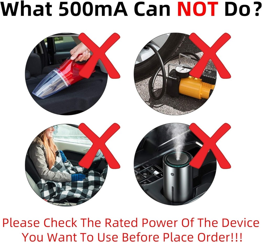 Universal AC to DC Car Cigarette Lighter Socket Adapter Converter Power Inverter