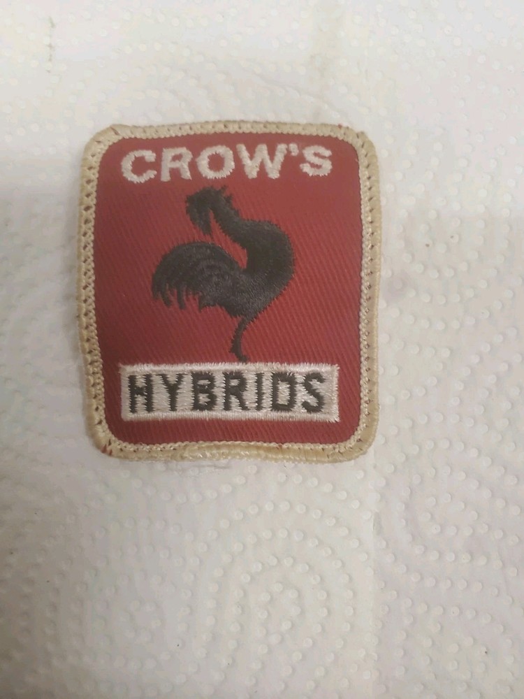2-1/4" X 2-3/4" Cloth Patch Crow's Hybrids Seed Corn Farm