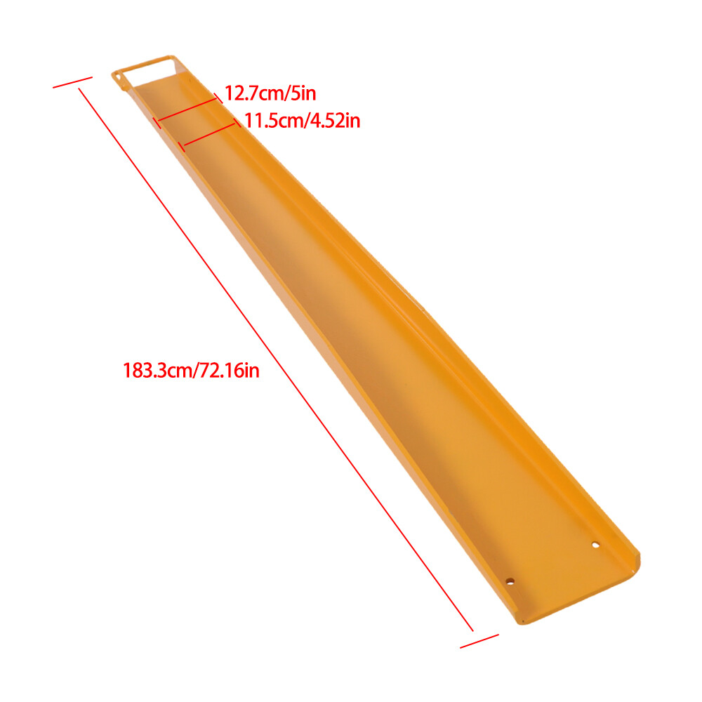 Forklift Extensions 72''*4.5" Heavy Duty Steel Pallet Fork Extensions