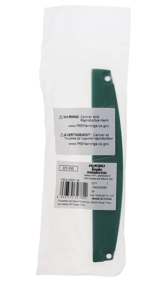 Metabo HPT 322930 Table Insert (B) Replacement Part for Models C10FCE2 (2-Pack)