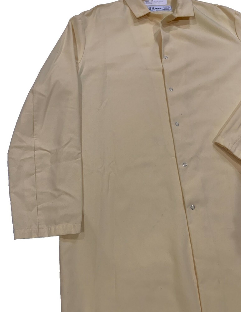 Regent Gripper-Front Spun Polyester Pocketless Lab Coat