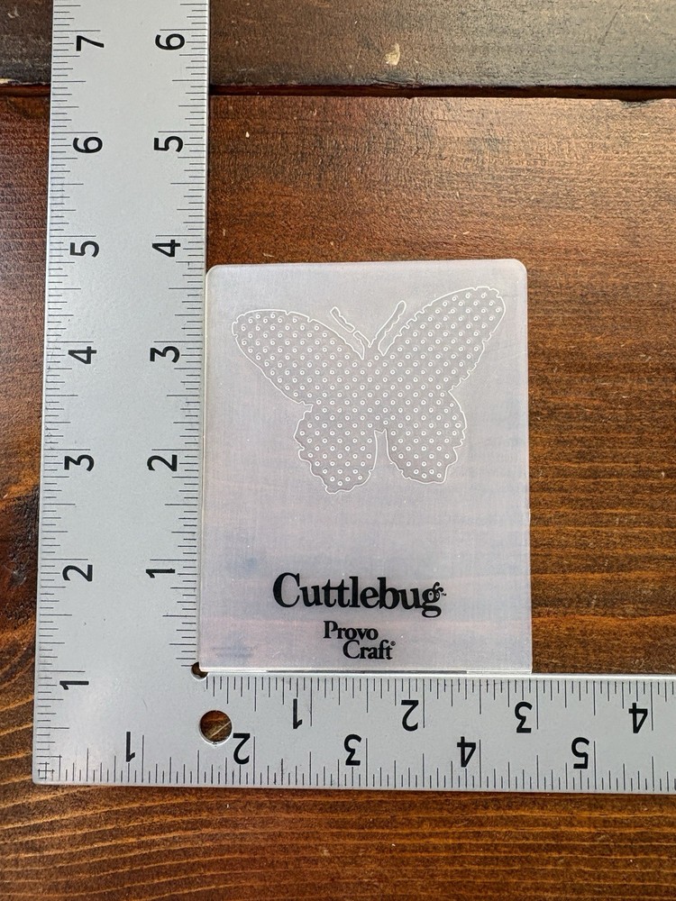 4 Small Butterfly Embossing Folders with Butterfly Die