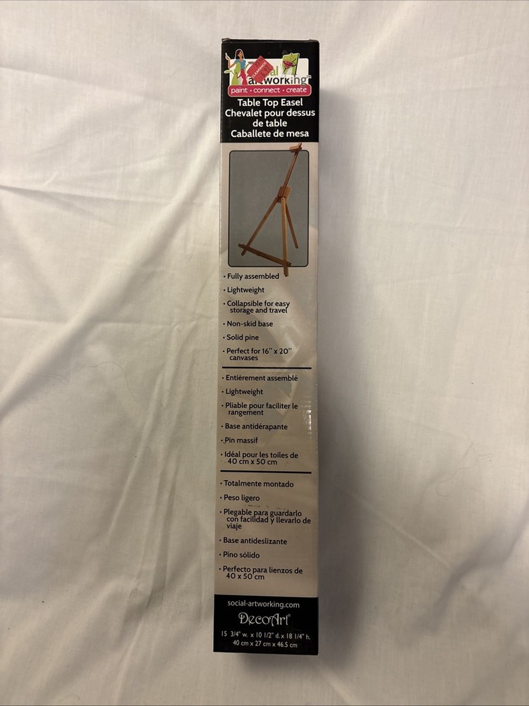 NIB DecoArt Table Top Easel