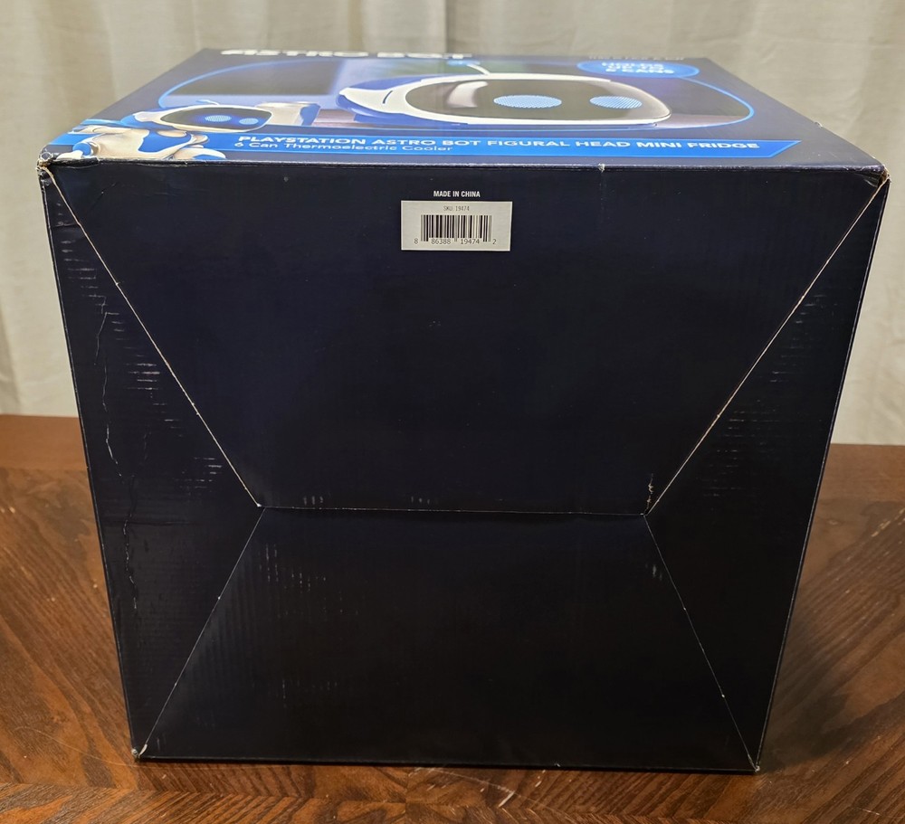 PlayStation Astro Bot Mini Fridge *minor box damage* New