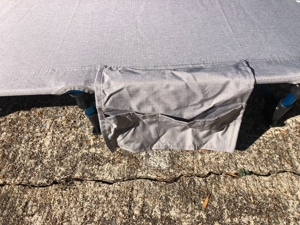 MARCHWAY Lightweight Folding Tent Camping Cot Bed with Lever Lock, Easy Setup