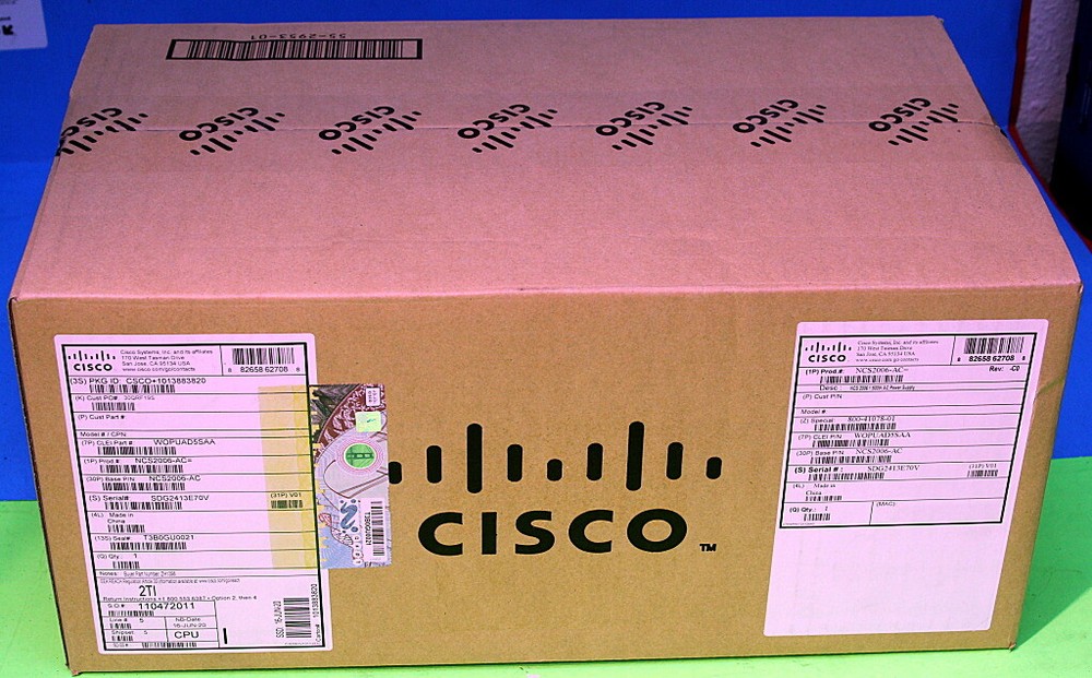 NCS2006-AC Cisco NCS 2006 1500W AC Power Supply Module 20xAvailable