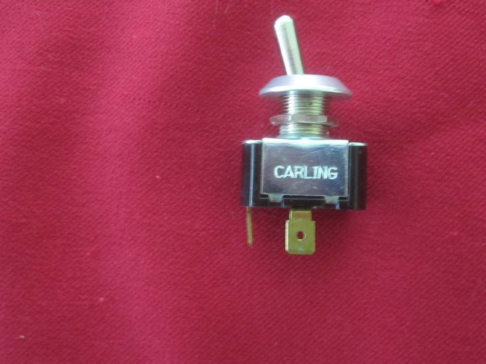 CARLING STAINLESS TOGGLE ON/OFF SWITCH  O/O2T