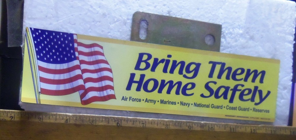 "Bring Them Home Safely" Bumper Magnet