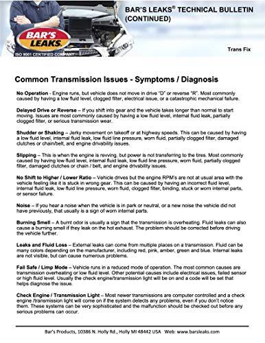 Bar's Leaks 1415 Transmission Fix, 1 Pack
