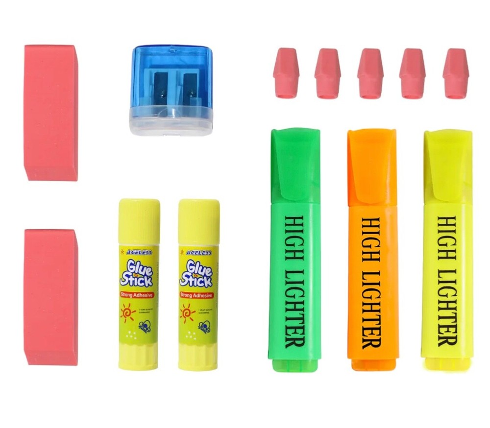 50 Piece Back To School Kit With Everything Including 