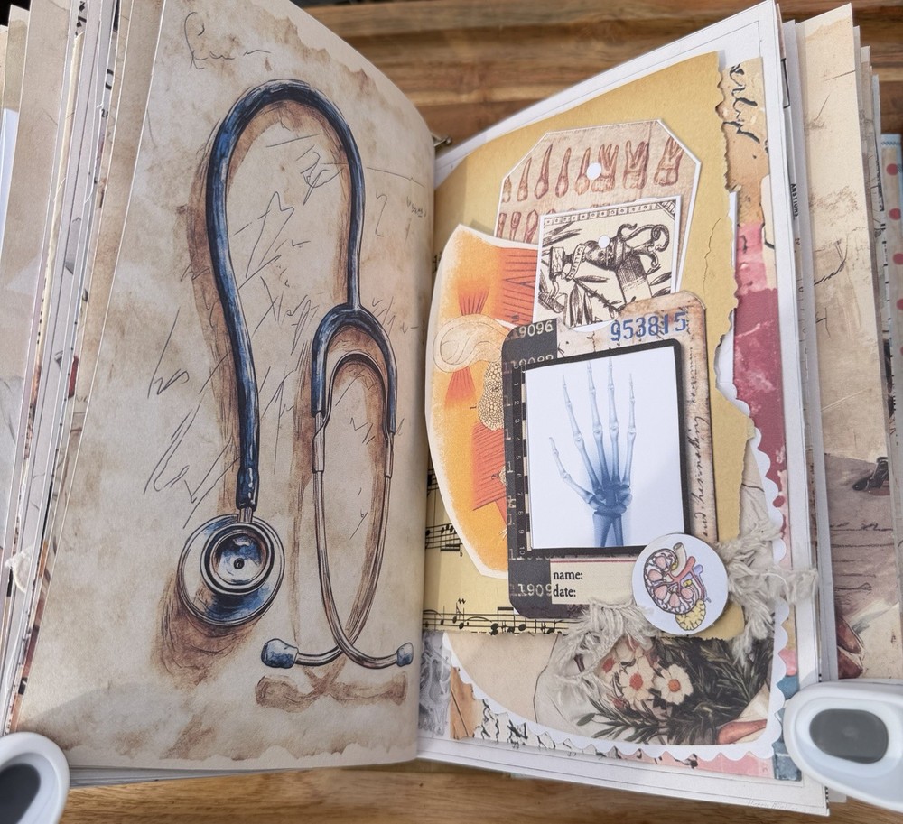 Handmade Nurse Junk Journal