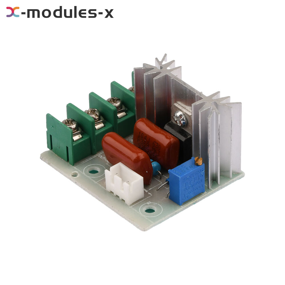 AC50-220V 2000W Voltage Regulator Module Motor Speed Controller Light Dimmer Kit