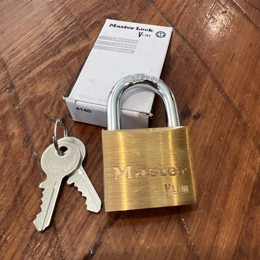 Master Lock V Line Keyed Padlock 4140