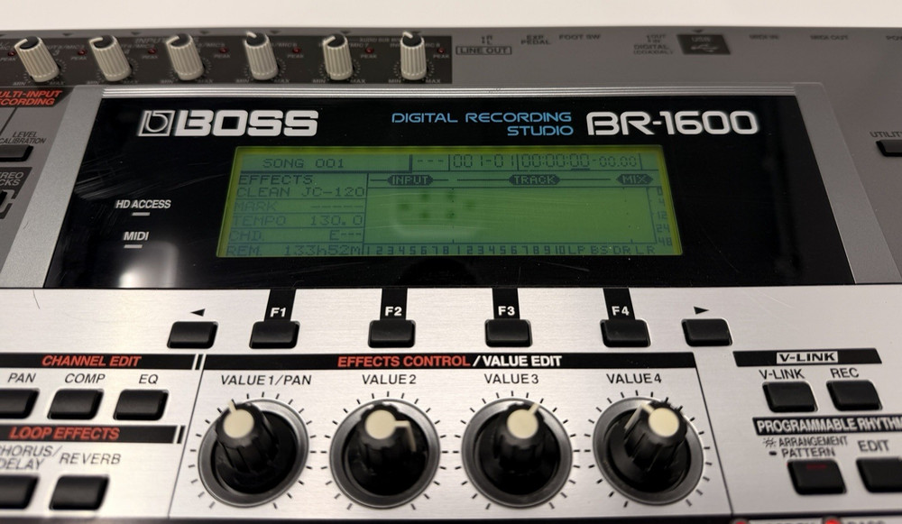 BOSS MTR BR-1600-CD Digital Multi Track Recorder Recording Studio CD Burner