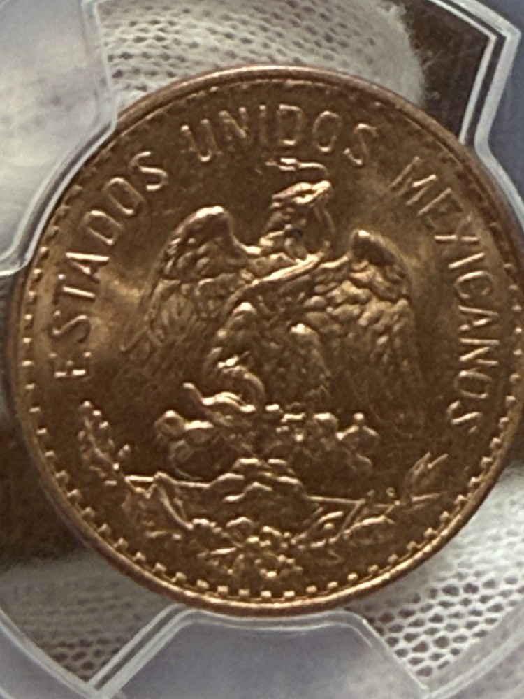 1941 -Mo Mexico 2 Centavos PCGS MS64 RD Red