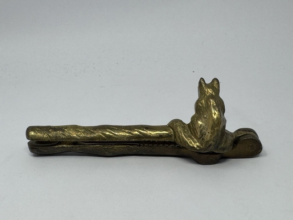 Solid Brass Vintage Squirrel Nutcracker