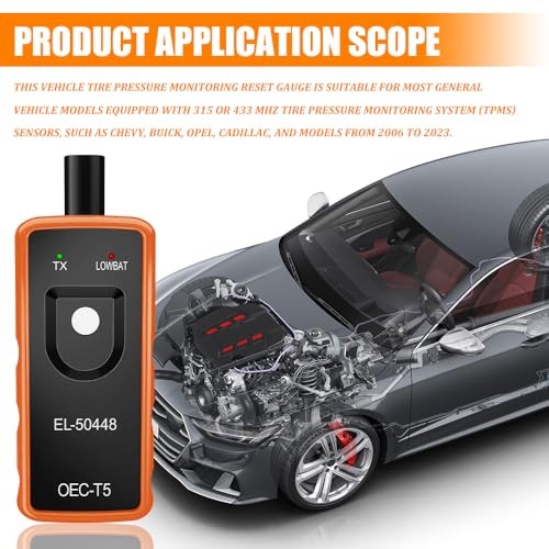 TPMS Relearn Tool for GM Tire Sensor, TPMS Programming Tool, EL-50448 OEC T5