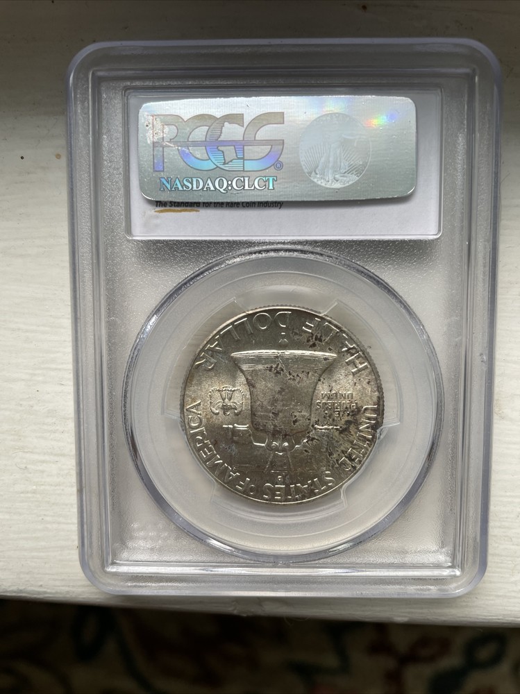 1948 D Franklin Silver Half Dollar PCGS MS 64 FBL