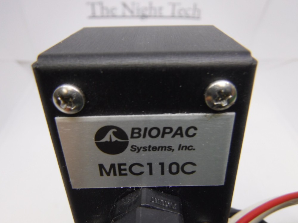 BIOPAC Systems Data Acquisition Modules W/ Cables & Accessories UIM100C + Oth MN
