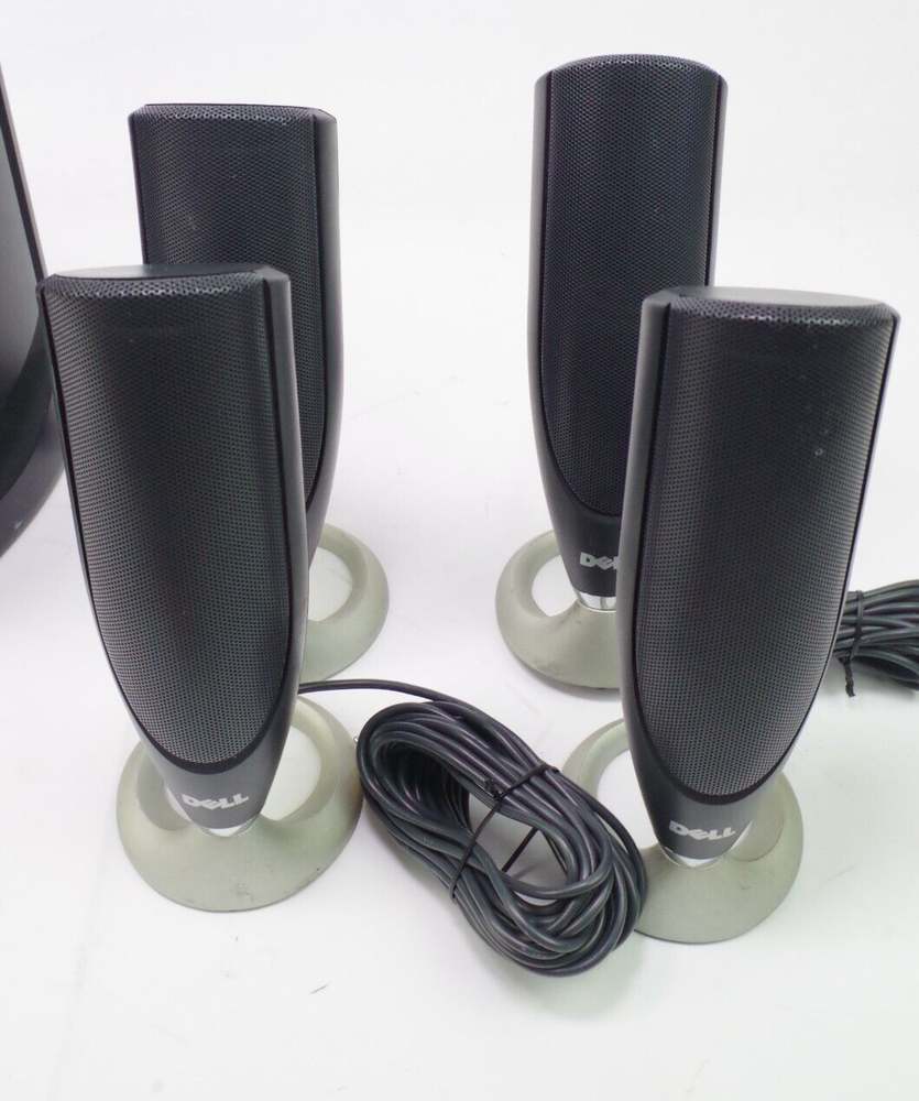 Dell MMS 5650 Computer Desktop Speakers Read Description Working Minor Issue