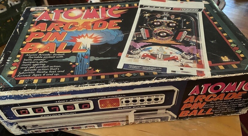 Atomic Arcade pin ball machine, 1979 Made in Japan