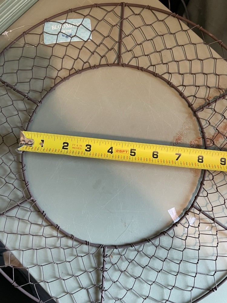 Metal Wreath Forms Circle Chicken Wire 15"