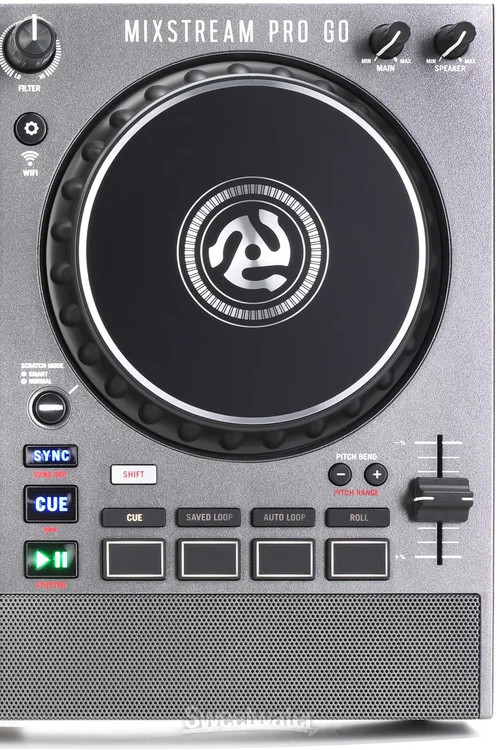 Numark Mixstream Pro Go Battery-powered Standalone DJ Controller