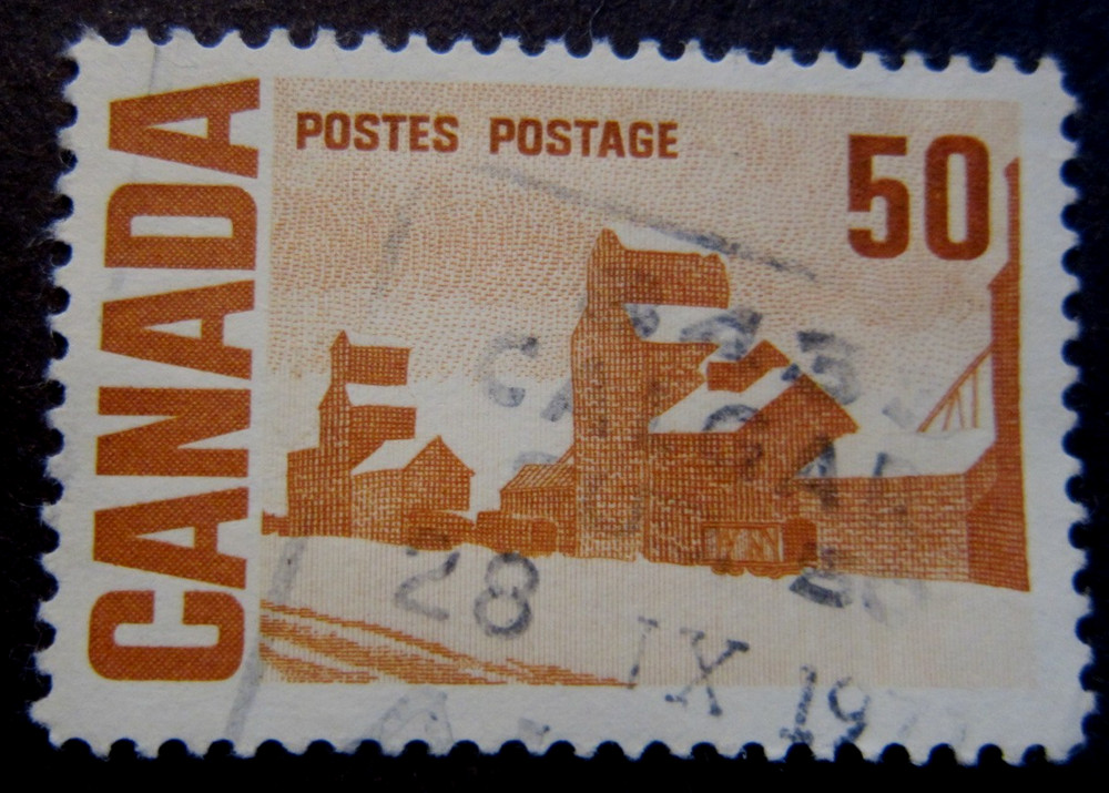 Canada #465A MOON Cancel Calgary, AB {ebhs135}