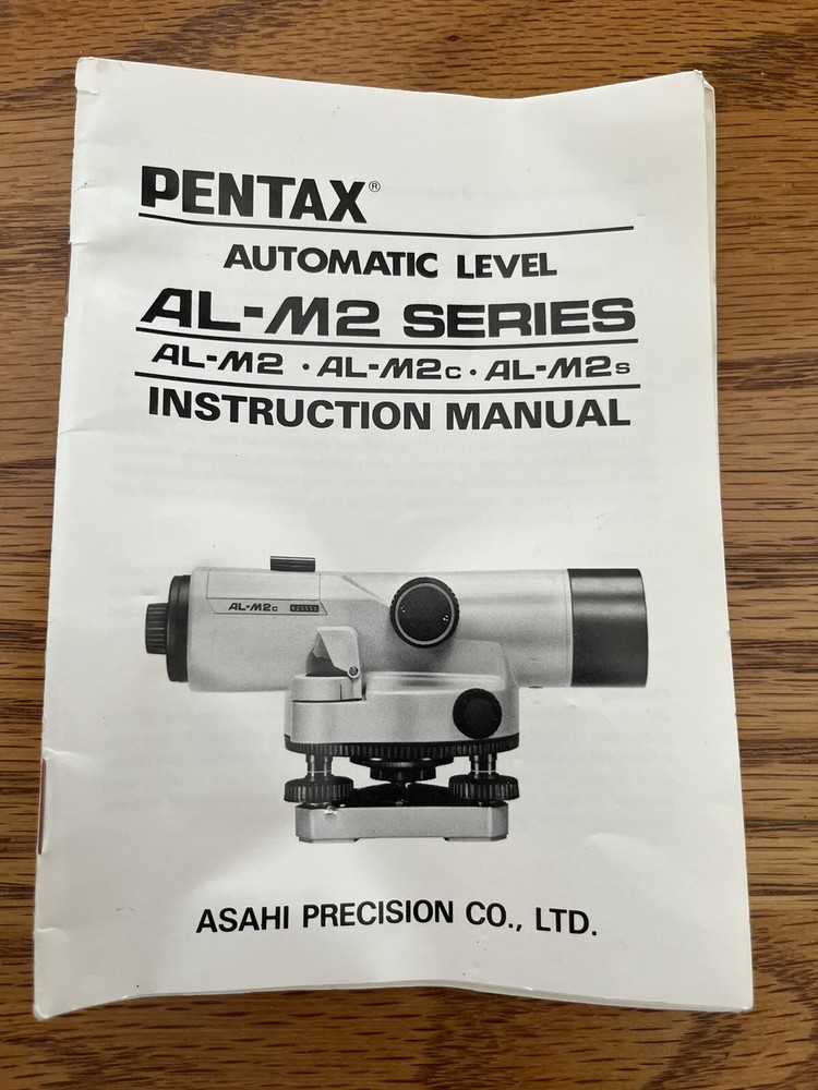 PENTAX AL-M2 Autolevel with Case & Instruction Manual
