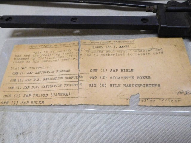 WW2 Japanese Plotting Device . NNJ218