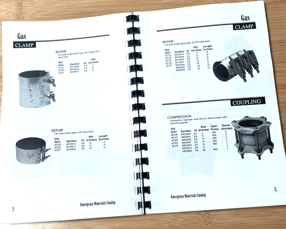 Vintage Niagara Mohawk Emergency Materials Catalog Materials Control