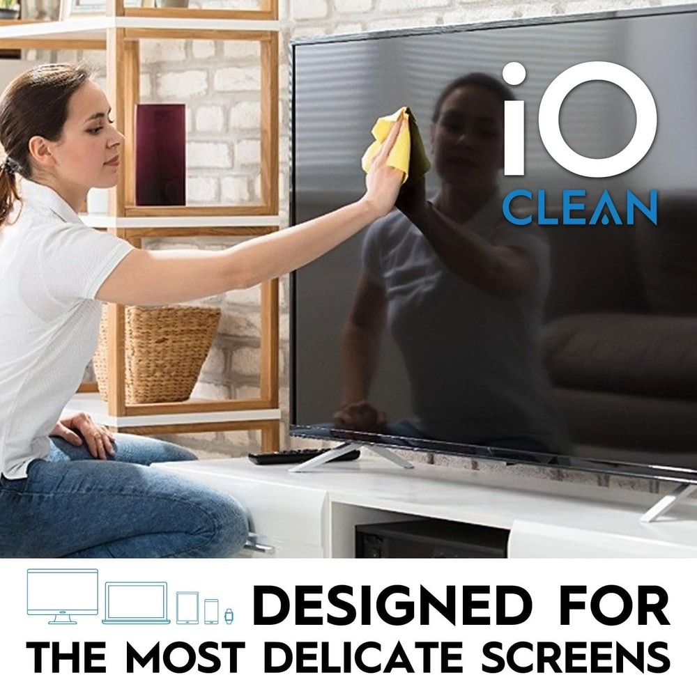 16oz Screen Cleaner Spray & 3 Microfiber Cloths – Eco-Friendly Cleaning Kit