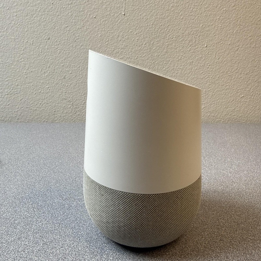 Google Home Smart Assistant Speaker White Slate Power Cable Tested Works