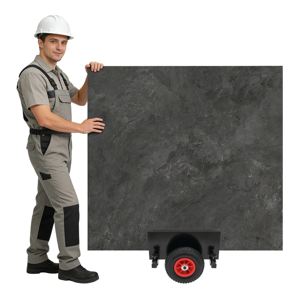 Heavy Duty Panel Dolly 0-20cm Side Adjustable Panel Dolly w/ 8" Pneumatic Wheel